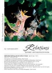 Issue, Relations : beyond anthropocentrism : 3, 2, 2015, LED