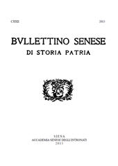 Heft, Bullettino senese di storia patria : CXXII, 2015, Accademia senese degli Intronati