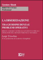 E-book, La diseredazione : tra giurisprudenza e problemi operativi : breve vademecum per gli studenti e per gli operatori del mondo forense e notarile, Key editore