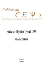 eBook, Etude sur l'hystérie (Freud 1895), EME Editions