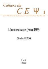 E-book, L'homme aux rats (Freud 1909), EME Editions