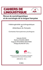 E-book, Hétérogénéité sociolinguistique et didactique du français : Contextes francophones plurilingues, EME Editions