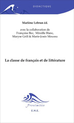 eBook, La classe de français et de littérature, EME Editions