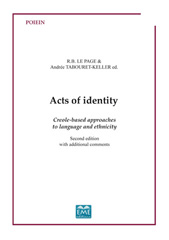 E-book, Acts ot identity : Creole-based approaches to language and ethnicity, EME Editions