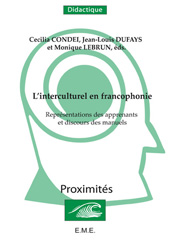 E-book, L'interculturel en francophonie : Représentations des apprenants et discours des manuels, EME Editions