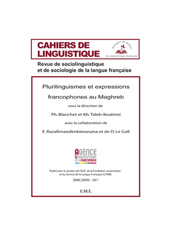 E-book, Plurilinguismes et expressions Francophones au Maghreb, EME Editions