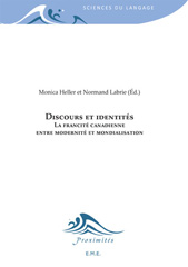 E-book, Discours et identités : La francité canadienne entre modernité et mondialisation, EME Editions