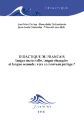 E-book, Didactique du français langue maternelle, langue étrangere et langue seconde : vers un nouveau partage?, EME Editions
