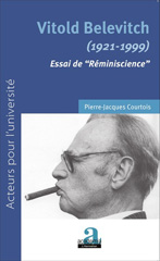 eBook, Vitold Belevitch, 1921-1999 : essai de réminiscience, Courtois, Pierre Jacques, Academia