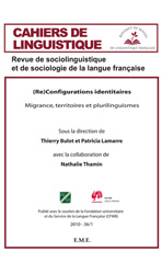 E-book, (Re)configurations identitaires : Migrance, territoires et plurilinguismes, EME éditions