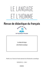 E-book, La classe de langue entre théorie et pratique : 2011 - 46.2., EME éditions