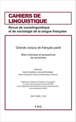 E-book, Grand Corpus de français parlé : Bilan historique et perspectives de recherche, EME éditions