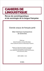 eBook, Grand Corpus de français parlé : Bilan historique et perspectives de recherche, EME éditions