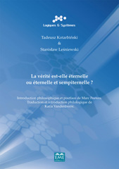 E-book, La vérité est-elle éternelle ou éternelle et sempiternelle ?, EME éditions