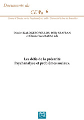 E-book, Les défis de la précarité : Psychanalyse et problèmes sociaux, EME éditions