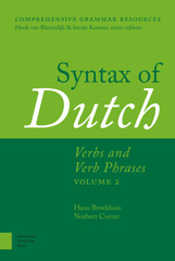 E-book, Syntax of Dutch : Verbs and Verb Phrases, Broekhuis, Hans, Amsterdam University Press