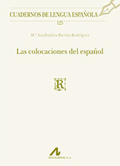 E-book, Las colocaciones del español, Barrios Rodríguez, Ma Auxiliadora, Arco/Libros