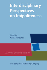 E-book, Interdisciplinary Perspectives on Im/politeness, John Benjamins Publishing Company