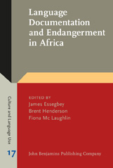 E-book, Language Documentation and Endangerment in Africa, John Benjamins Publishing Company