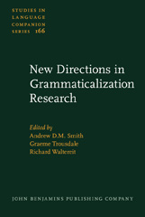 E-book, New Directions in Grammaticalization Research, John Benjamins Publishing Company