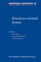 E-book, Discourse-oriented Syntax, John Benjamins Publishing Company