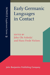 E-book, Early Germanic Languages in Contact, John Benjamins Publishing Company