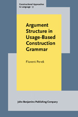 E-book, Argument Structure in Usage-Based Construction Grammar, Perek, Florent, John Benjamins Publishing Company