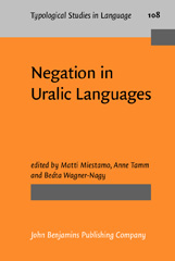 E-book, Negation in Uralic Languages, John Benjamins Publishing Company