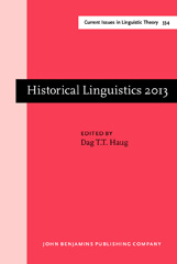 eBook, Historical Linguistics 2013, John Benjamins Publishing Company