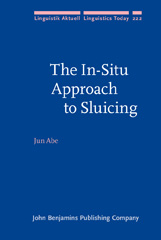 eBook, The In-Situ Approach to Sluicing, John Benjamins Publishing Company