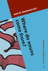 E-book, Where do nouns come from?, John Benjamins Publishing Company