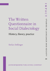E-book, The Written Questionnaire in Social Dialectology, Dollinger, Stefan, John Benjamins Publishing Company