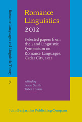 E-book, Romance Linguistics 2012, John Benjamins Publishing Company