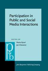 eBook, Participation in Public and Social Media Interactions, John Benjamins Publishing Company