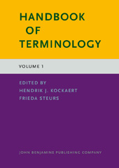 E-book, Handbook of Terminology, John Benjamins Publishing Company