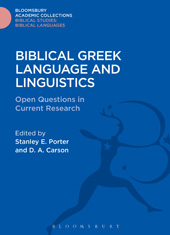 E-book, Biblical Greek Language and Linguistics, Bloomsbury Publishing