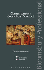 E-book, Cornerstone on Councillors' Conduct, Barristers, Cornerstone, Bloomsbury Publishing