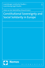 E-book, Constitutional Sovereignty and Social Solidarity in Europe, Bloomsbury Publishing