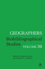 E-book, Geographers : Biobibliographical Studies, Bloomsbury Publishing