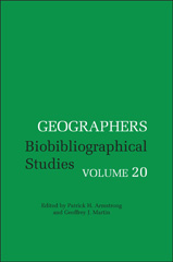 E-book, Geographers : Biobibliographical Studies, Bloomsbury Publishing