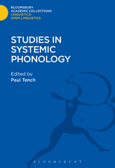 eBook, Studies in Systemic Phonology, Bloomsbury Publishing