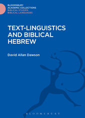 E-book, Text-Linguistics and Biblical Hebrew, Dawson, David Allan, Bloomsbury Publishing