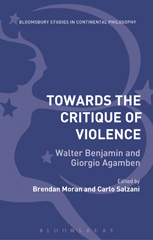 E-book, Towards the Critique of Violence, Bloomsbury Publishing