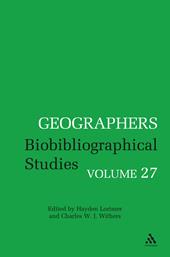 E-book, Geographers : Biobibliographical Studies, Volume 27, Bloomsbury Publishing