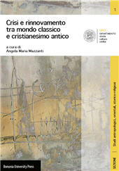 E-book, Crisi e rinnovamento tra mondo classico e cristianesimo antico, Bononia University Press