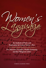 E-book, Women's Language : An Analysis of Style and Expression in Letters Before 1800, Casemate Group