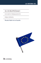 E-book, El europeísmo, Ediciones Cátedra