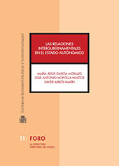 eBook, Las relaciones intergubernamentales en el estado autonómico, García Morales, María Jesús, Centro de Estudios Políticos y Constitucionales