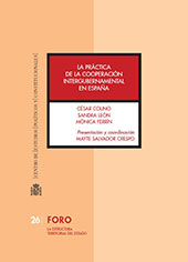 E-book, La práctica de la cooperación intergubernamental en España, Colino, César, Centro de Estudios Políticos y Constitucionales