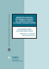 eBook, Participación ciudadana y procedimiento legislativo : de la experiencia española a la iniciativa ciudadana europea, Centro de Estudios Políticos y Constitucionales